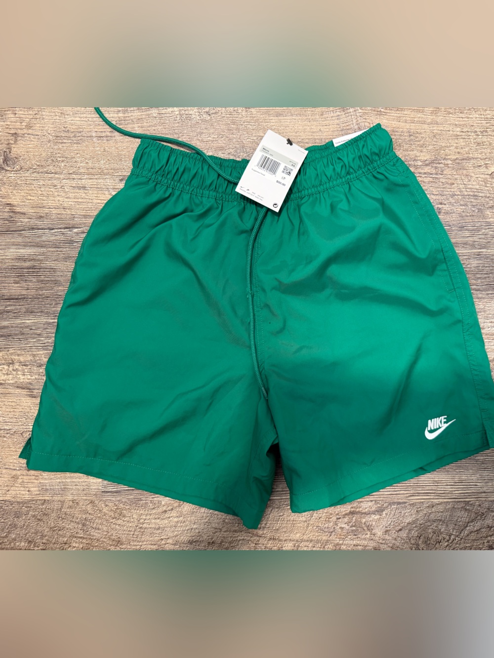 Nike Emerald Green Athletic Swim Shorts